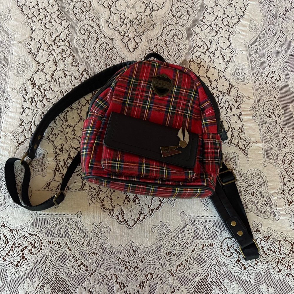 plaid harry potter prefect loungefly backpack